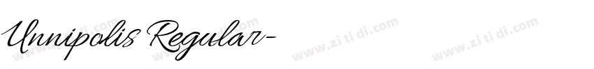 Unnipolis Regular字体转换 Unnipolis Regular字体转换